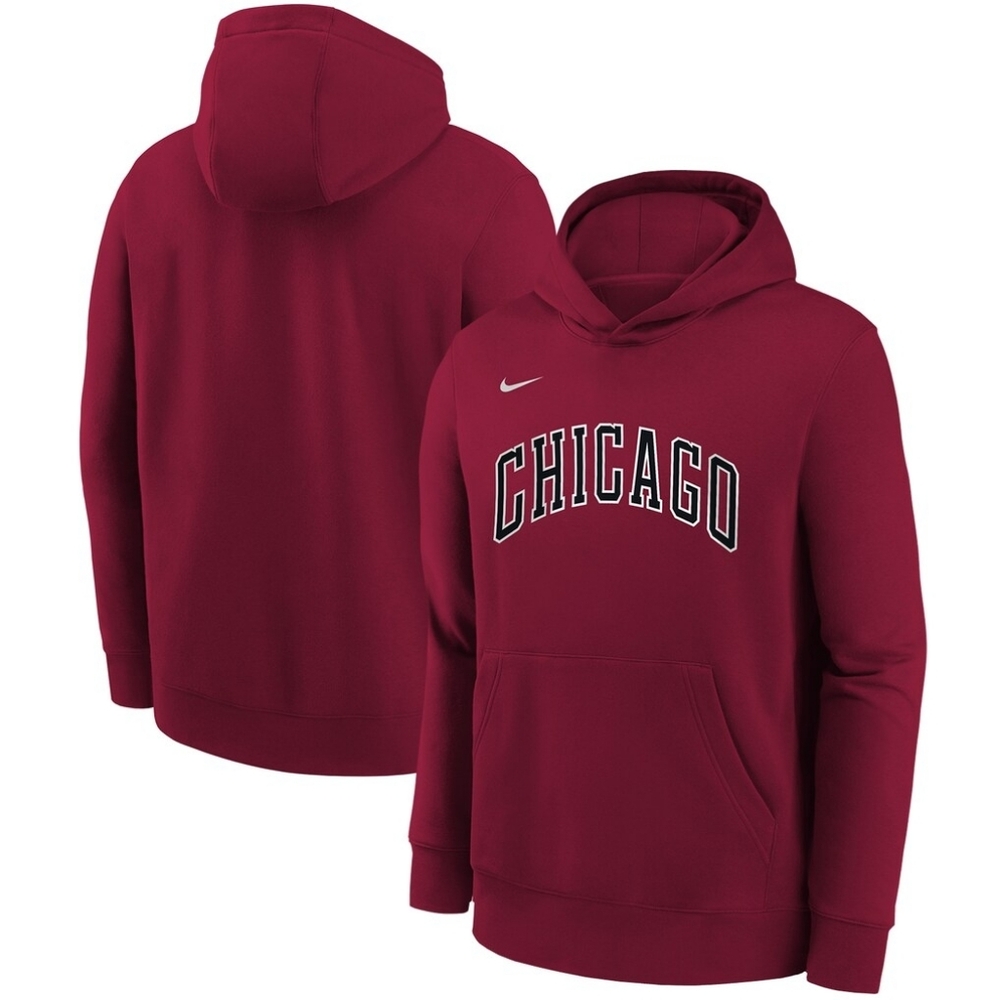 NBA Chicago Bulls City Edition Youth XL (18–20) Pullover Hoodie – Official